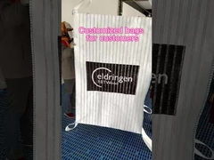 呼吸可能な火柴 換気網 FIBC 散装袋 4 面に網を張った大きな袋